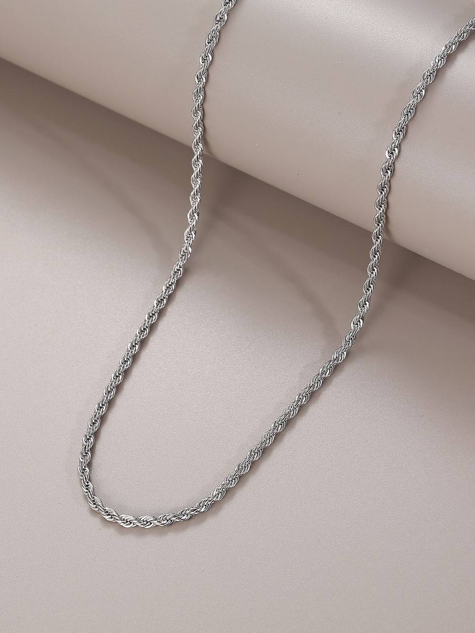 ست گردنبند ودستبند خاویاری رنگ سیلور